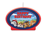 Paw Patrol Happy Birthday Candle