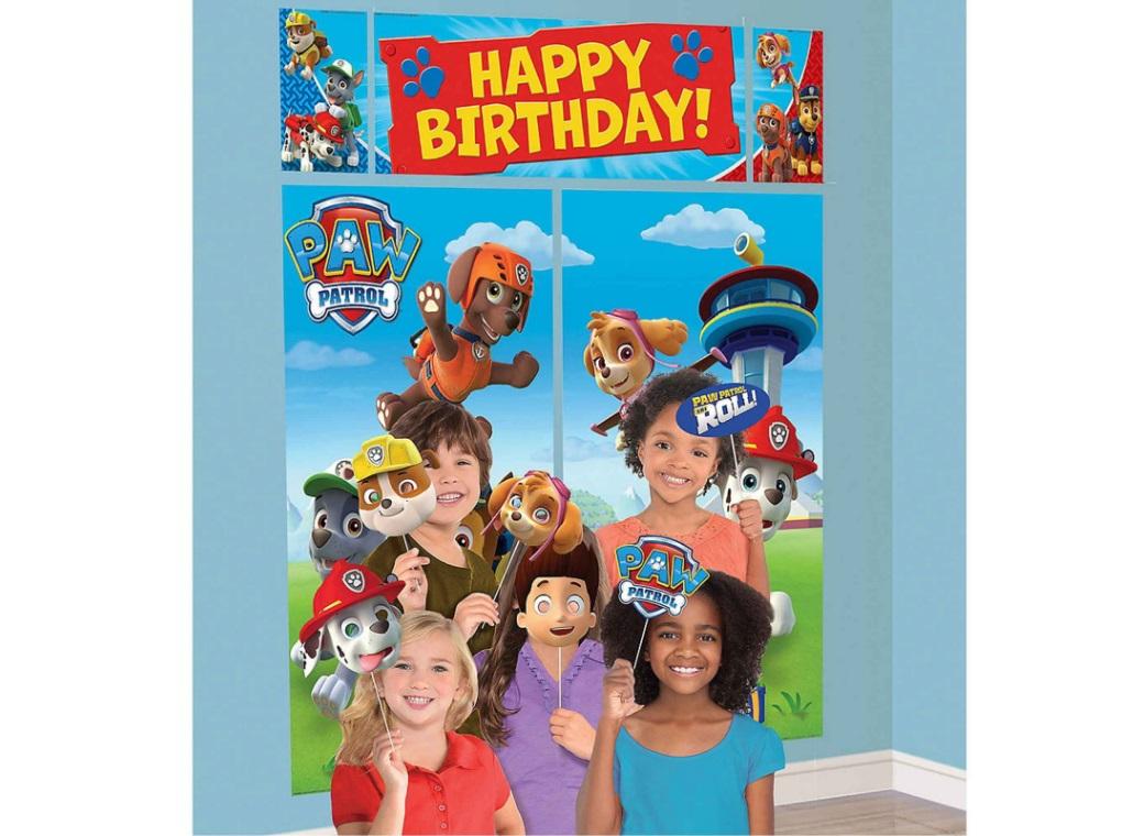 Paw Patrol Scene Setter with Photo Props