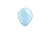 Pearl Light Blue Balloons 12cm 10pk