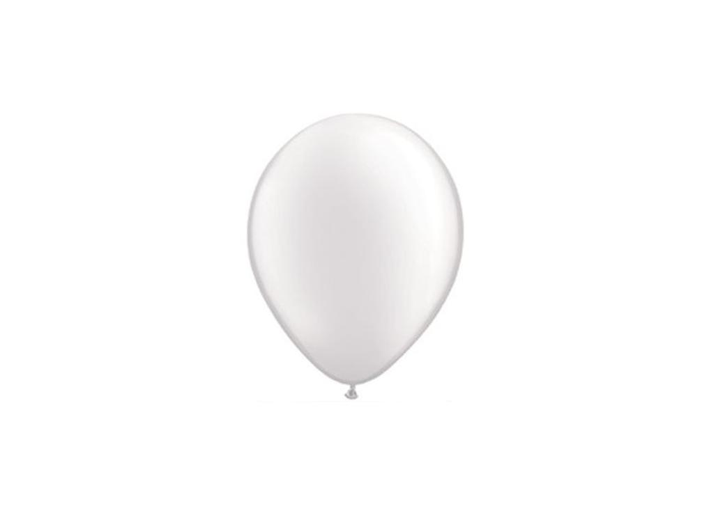 Pearl White Balloons 12cm 10pk