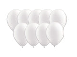 Pearl White 12cm Balloons 50pk