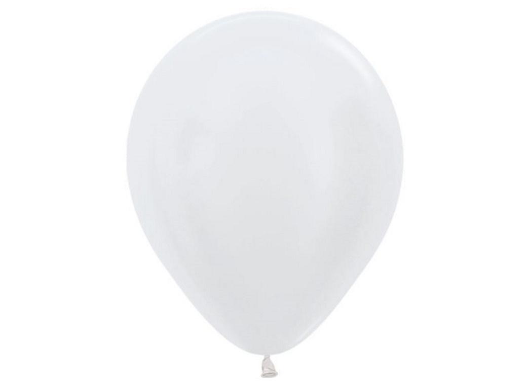 Pearl White Balloon - Single