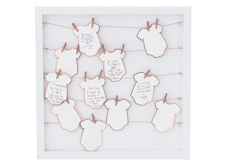 Twinkle Twinkle Baby Onesie Frame Guestbook