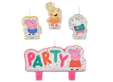 Peppa Pig Moulded Candles Set