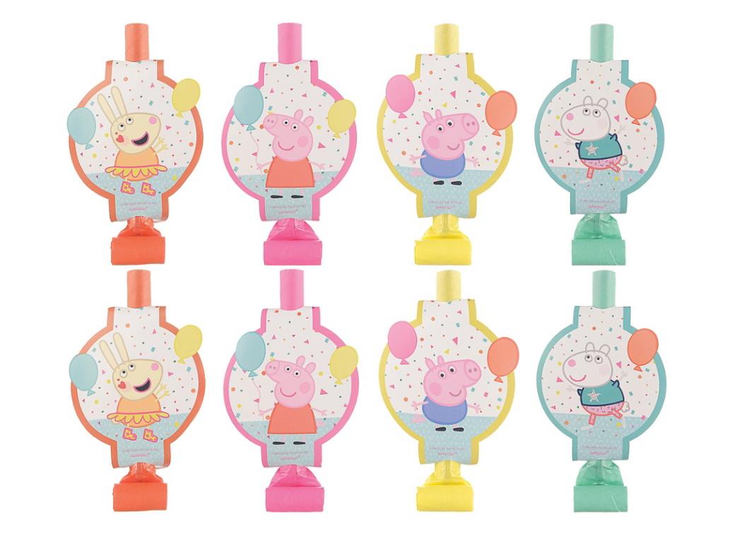 Peppa Pig Confetti Party Blowouts 8pk