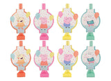 Peppa Pig Confetti Party Blowouts 8pk