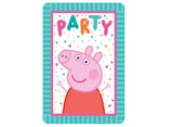 Peppa Pig Confetti Party Invites 8pk