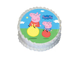 Edible Icing Image - Peppa Pig Round