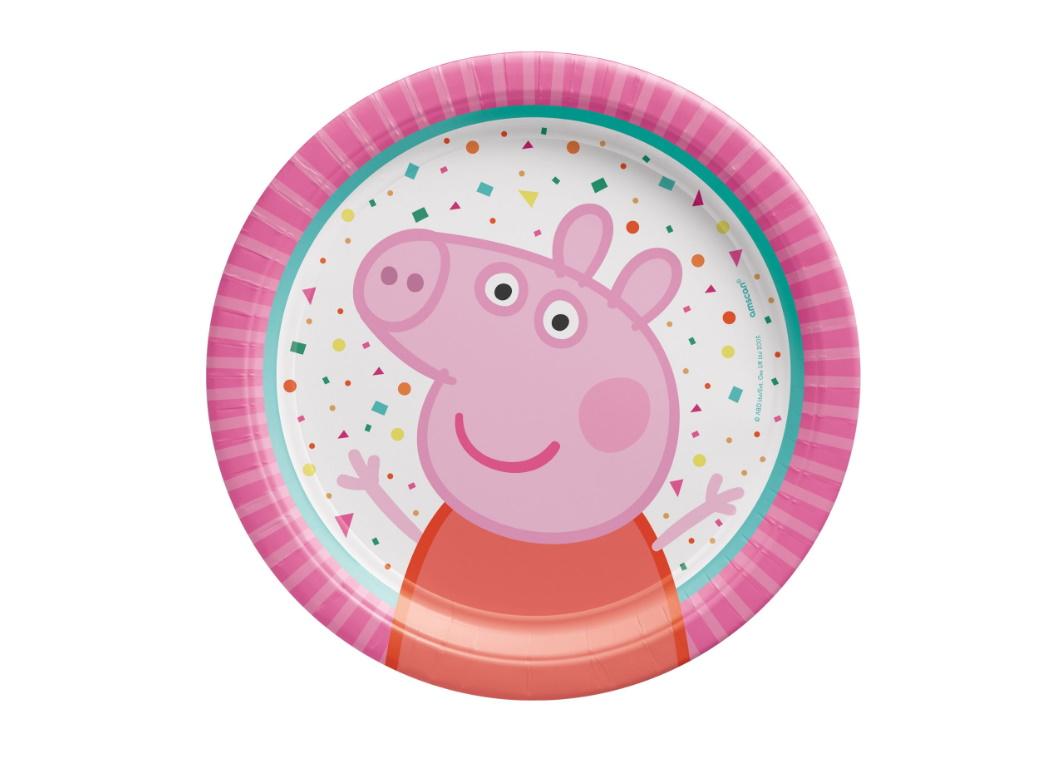 Peppa Pig Lunch Plates 8pk