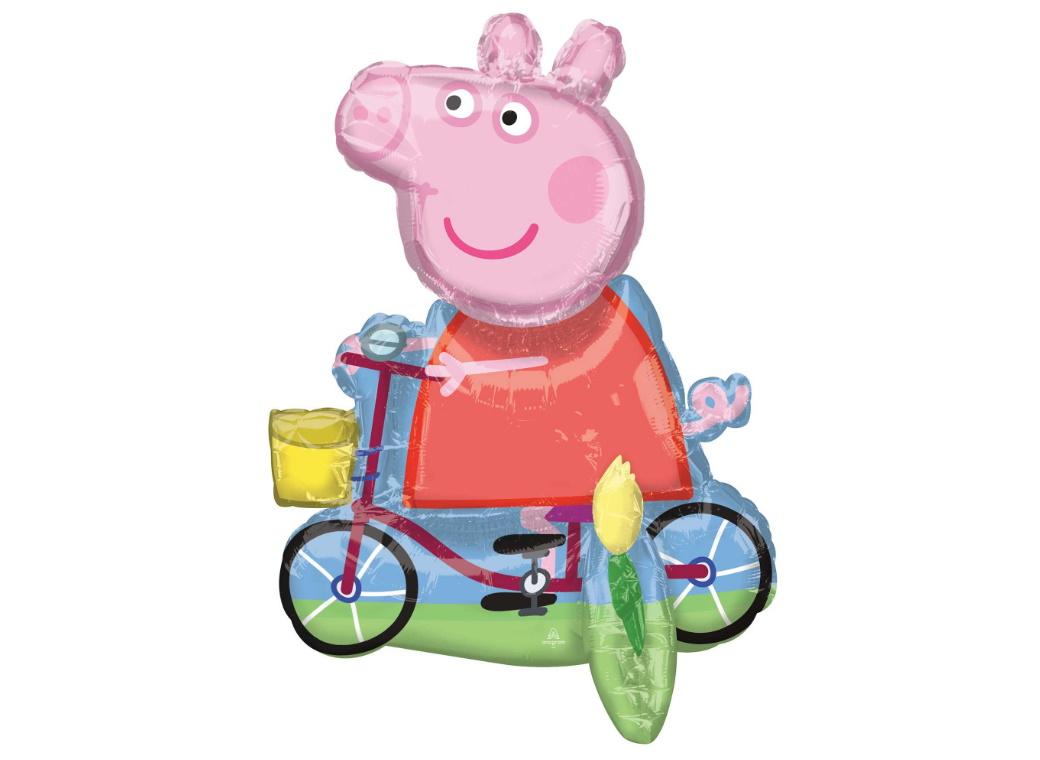 Peppa Pig Sitting Foil Balloon