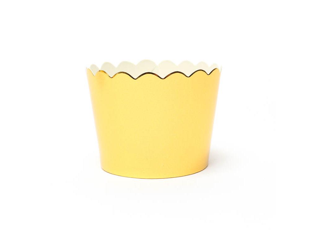 Gold Foil Baking Cups 25pk