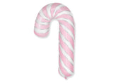 Pink Candy Cane SuperShape Foil Balloon