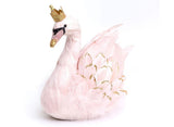 Pink Feathered Swan Large