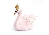 Pink Feathered Swan Small