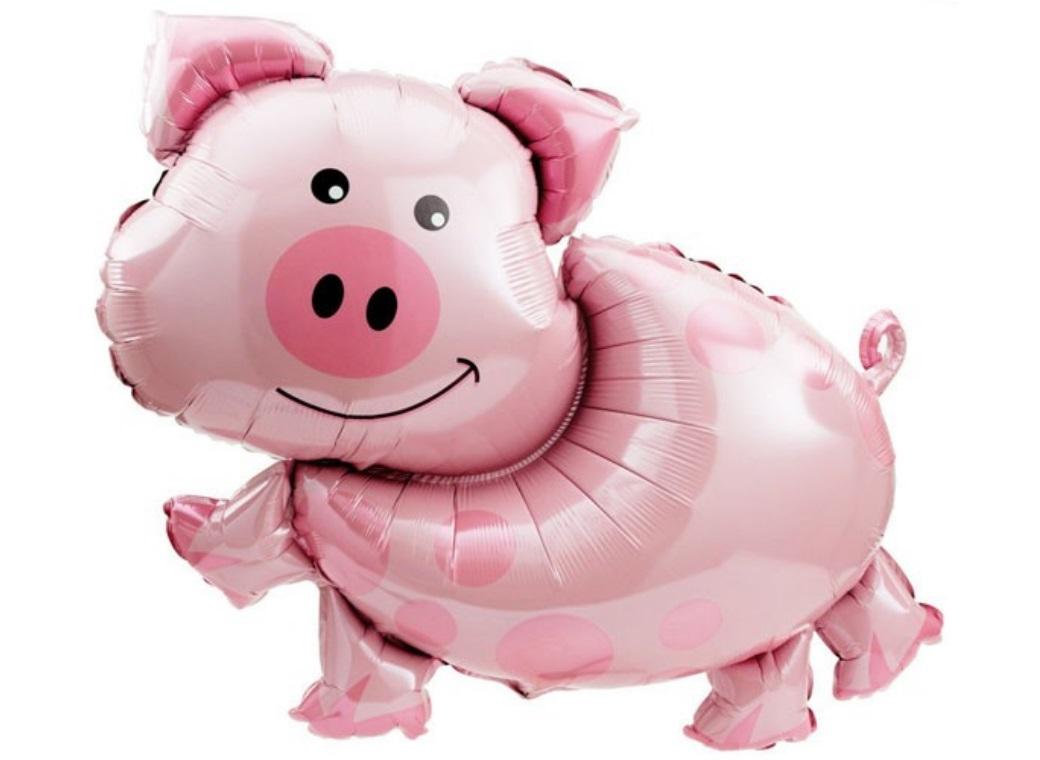 Pig SuperShape Foil Balloon