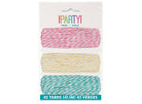 Pink, Yellow & Teal Bakers Twine