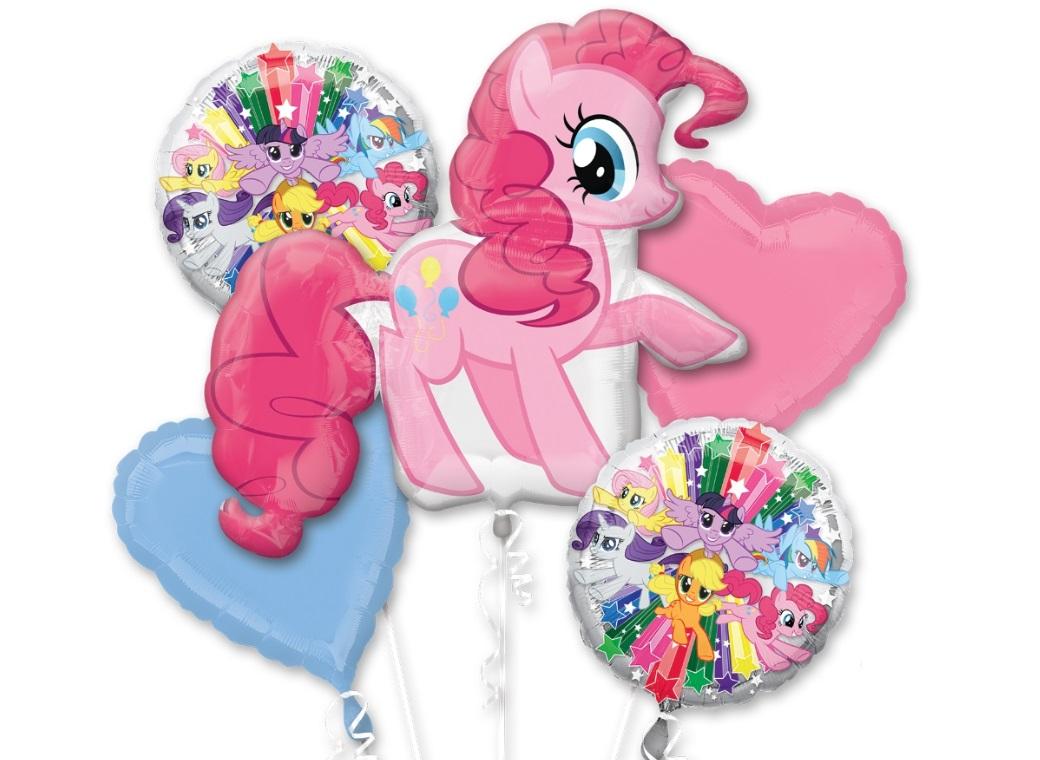 Pinkie Pie Foil Balloon Bouquet