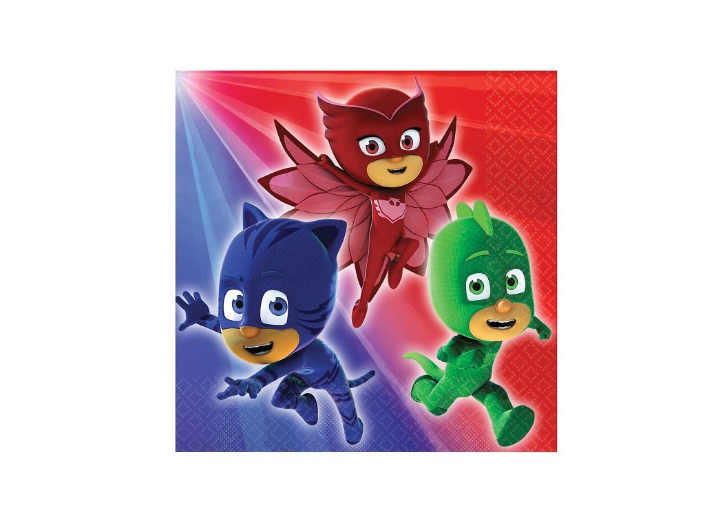 PJ Masks Beverage Napkins 16pk