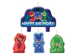 PJ Masks Birthday Candle Set