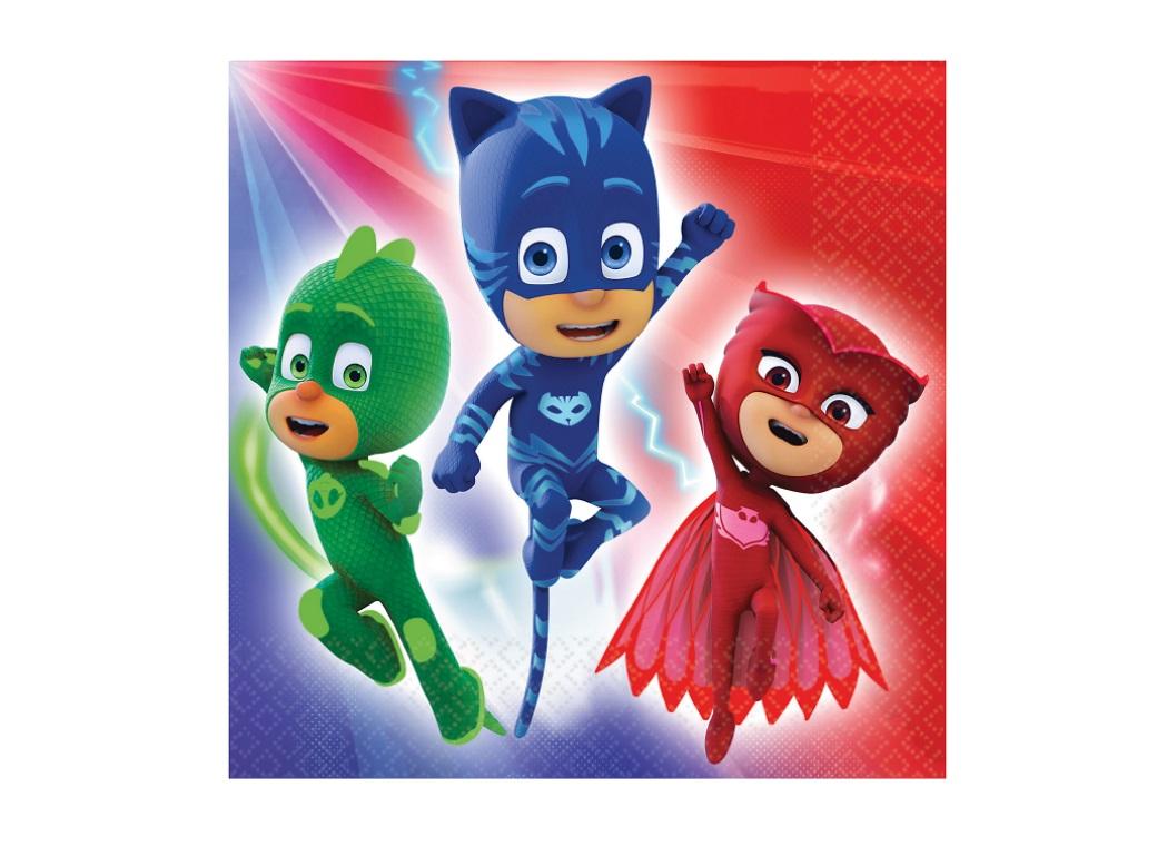 PJ Masks Lunch Napkins 16pk