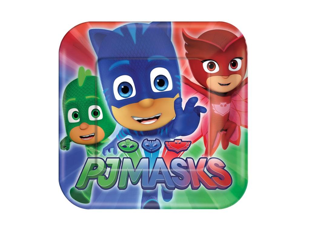 PJ Masks Lunch Plates 8pk