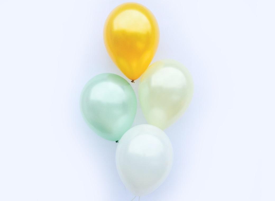 Plain Balloon Mix - Mint Luxe 12pk