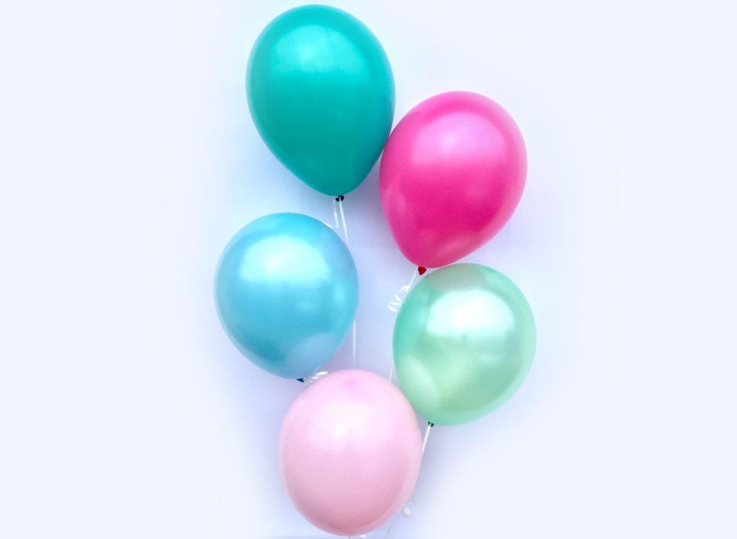 Plain Balloon Mix - Sherbet 12pk