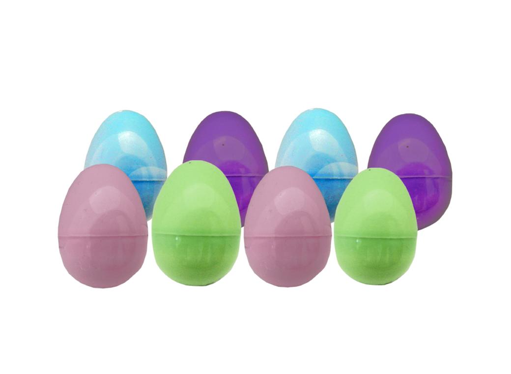 Plastic Eggs 6cm - 8 pk