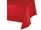 Red Plastic Table Cloth