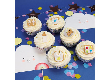 PME Edible Cupcake Toppers Baby 6pk