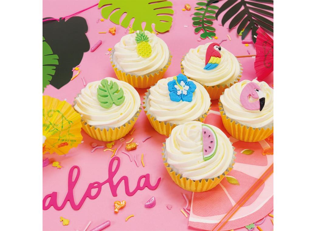 PME Edible Cupcake Toppers Tropical 6pk