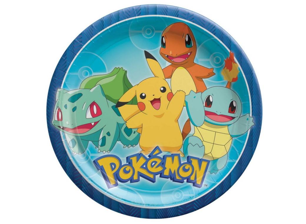 Pokemon Dinner Plates 8pk