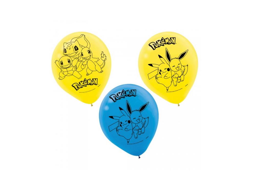 Pokemon Balloons 6pk