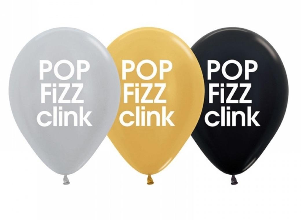 Pop Fizz Clink Balloons 5pk