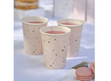 Princess Party Gold Star Cups 8pk