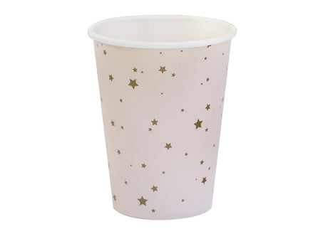 Princess Party Gold Star Cups 8pk