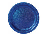 Prismatic Lunch Plates 8pk - Royal Blue