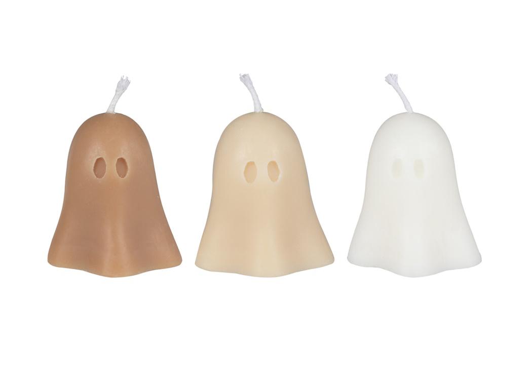 Pumpkin Spice Ghost Candles 3pk