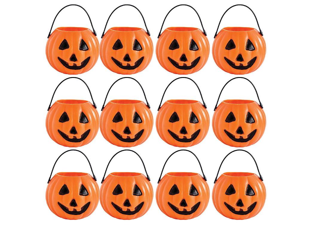 Mini Pumpkin Treat Pails 12pk