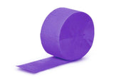 Crepe Paper Streamer - Purple