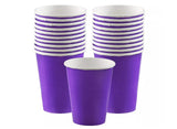 Paper Cups 20pk - Purple