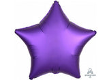 Star Shaped Foil Balloon - Satin Luxe Purple