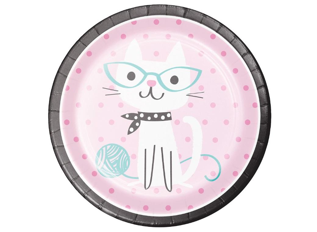 Purr-fect Party Dinner Plates 8pk