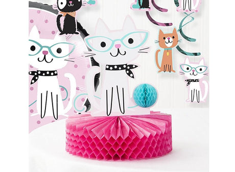 Purr-fect Party Honeycomb Centrepiece