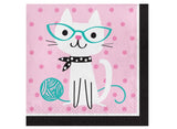 Purr-fect Party Lunch Napkins 16pk