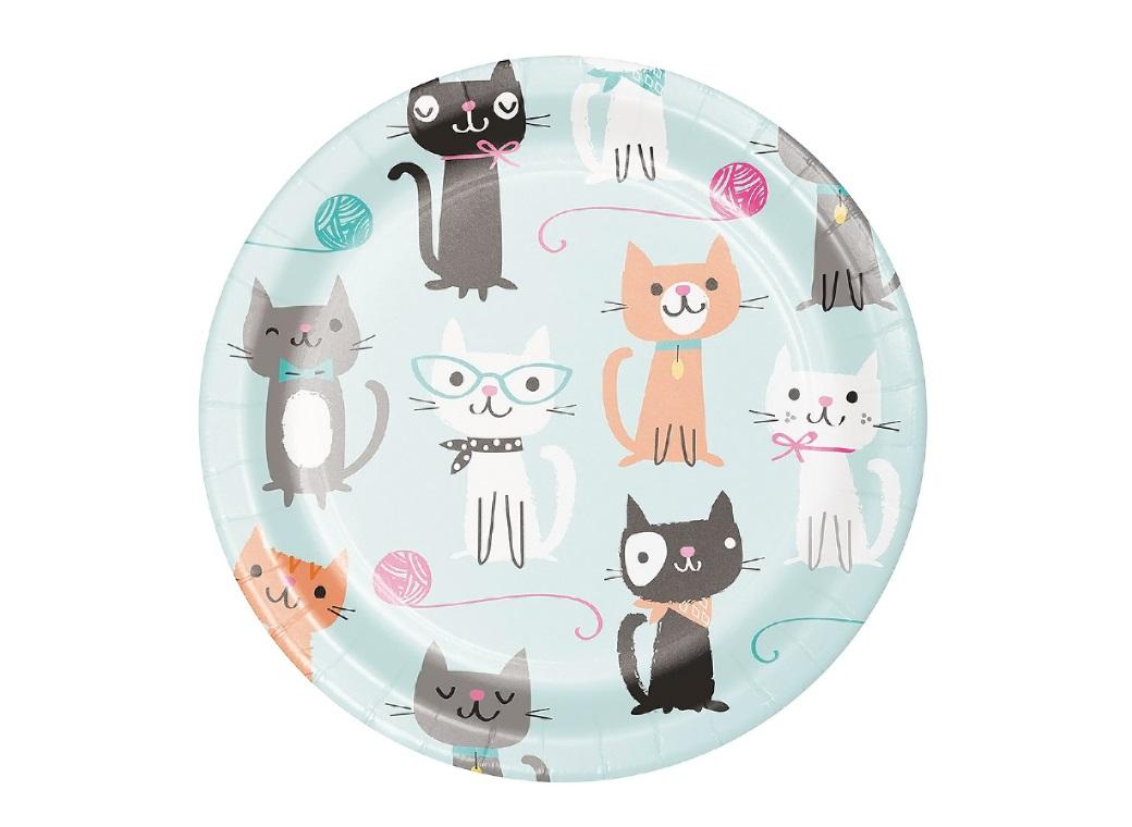 Purr-fect Party Lunch Plates 8pk