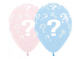 Question Marks Pastel Balloons 5pk