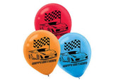 Race Car Balloons - 6pk