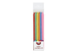 Tall Candles Rainbow 12pk