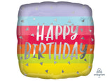 Rainbow Bright Birthday Foil Balloon